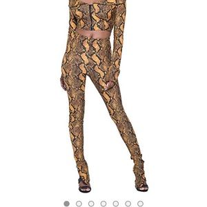 Snake skin two-piece